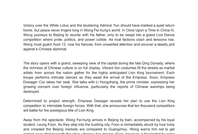 write an engaging youtube script and movie recap